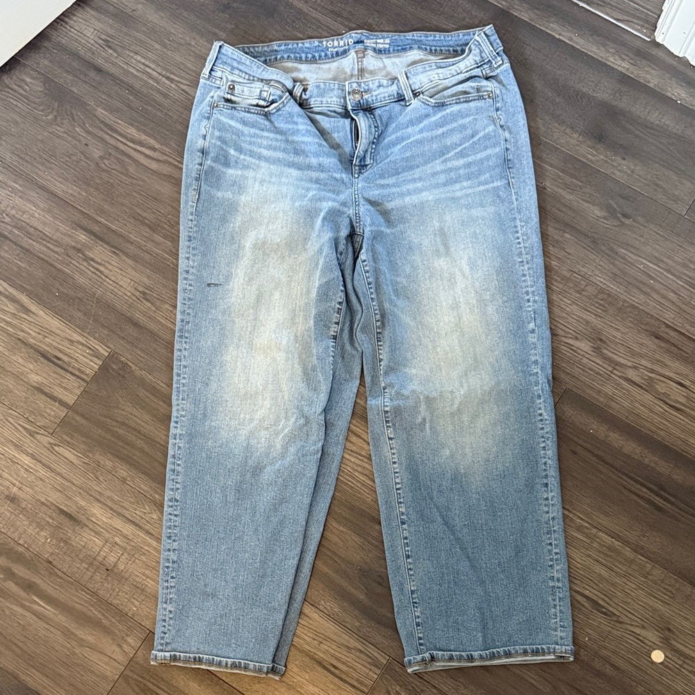 Torrid Perfect Wide Leg Vintage Stretch Jeans
